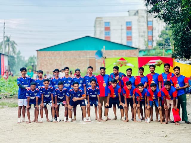 Friendly Football Match at the Annual Ceremony